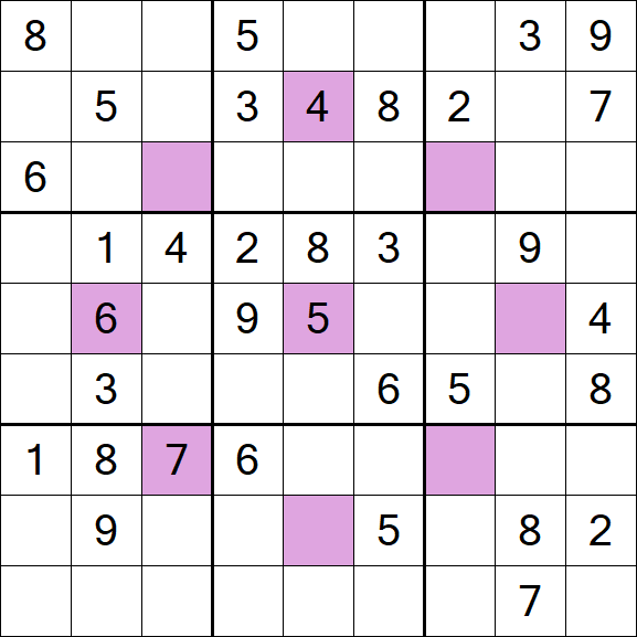 Asterisk Sudoku - Moyen
