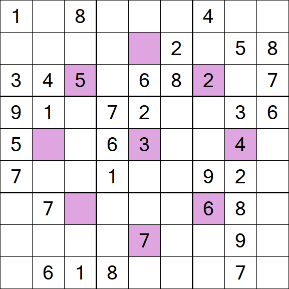 Asterisk Sudoku - Moyen