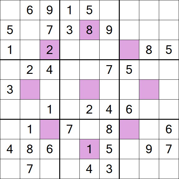 Asterisk Sudoku - Medium