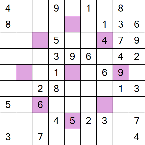 Asterisk Sudoku - Medium
