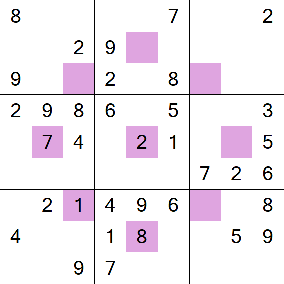Asterisk Sudoku - Moyen
