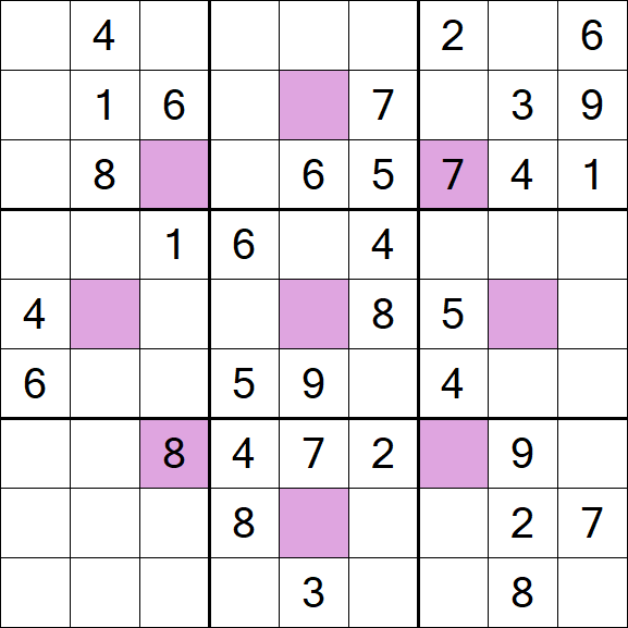 Asterisk Sudoku - Medium