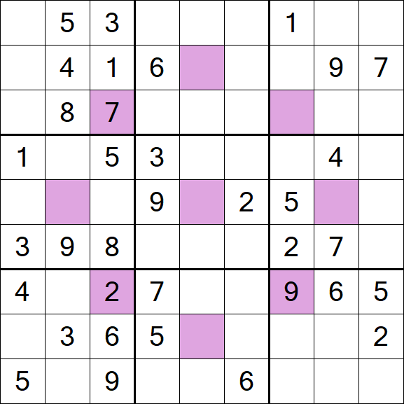 Asterisk Sudoku - Medium