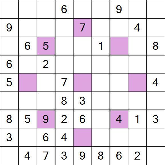 Asterisk Sudoku - Médio