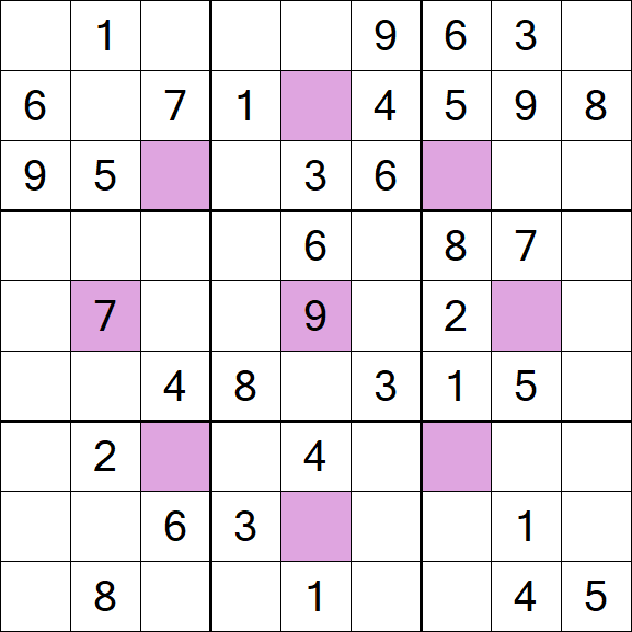 Asterisk Sudoku - Moyen
