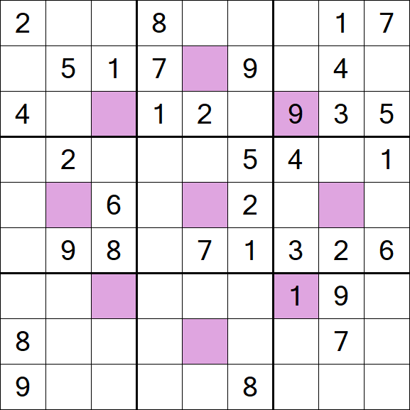 Asterisk Sudoku - Moyen