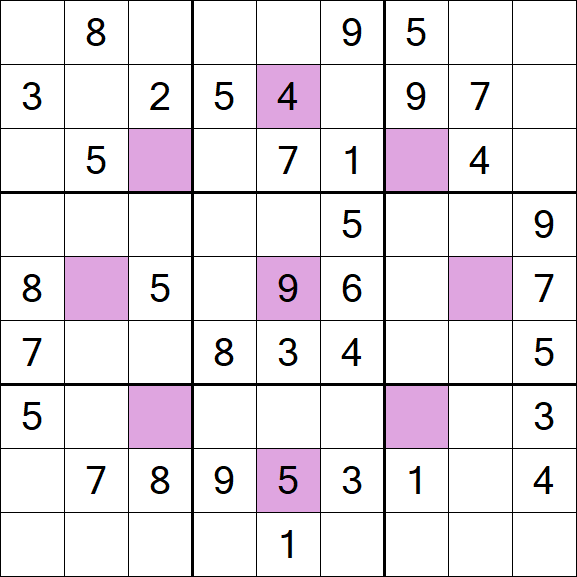 Asterisk Sudoku - Moyen