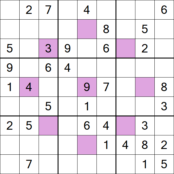 Asterisk Sudoku - Moyen
