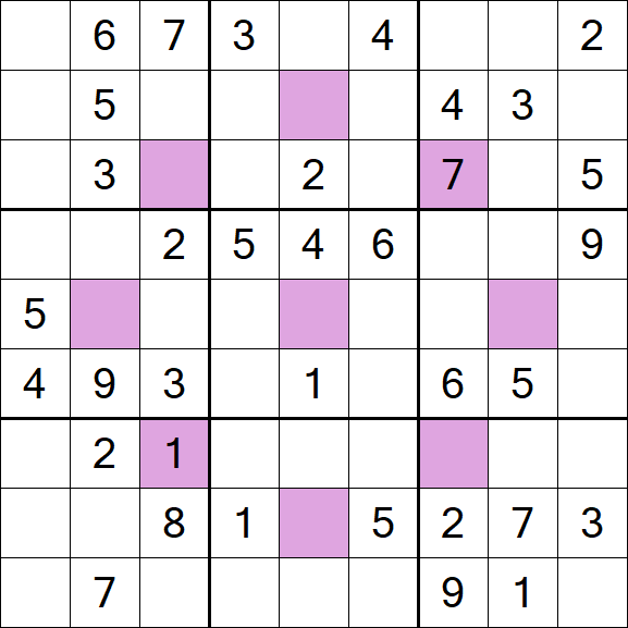 Asterisk Sudoku - Moyen