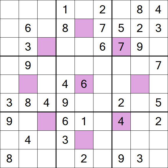 Asterisk Sudoku - Moyen