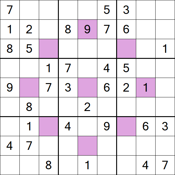 Asterisk Sudoku - Moyen