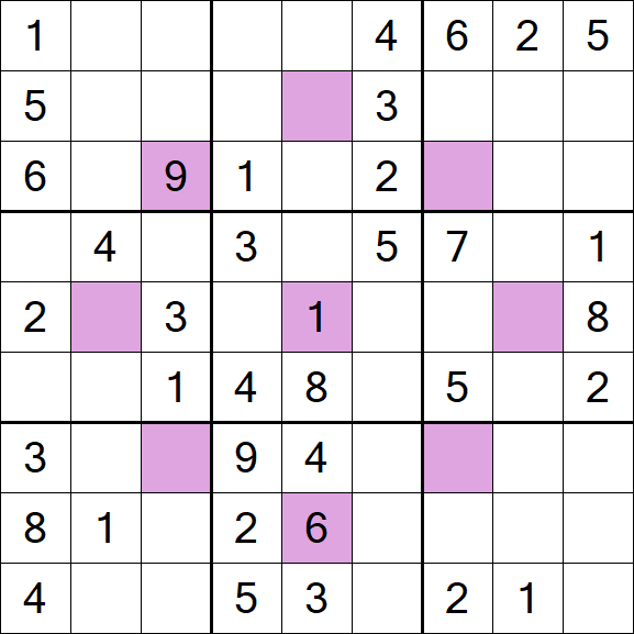Asterisk Sudoku - Medium