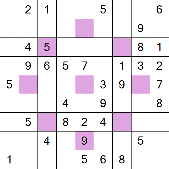 Asterisk Sudoku - Moyen