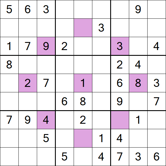 Asterisk Sudoku - Moyen
