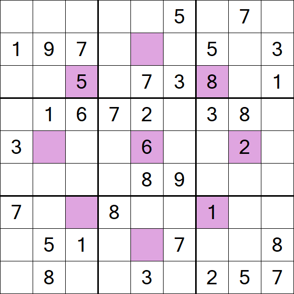 Asterisk Sudoku - Moyen