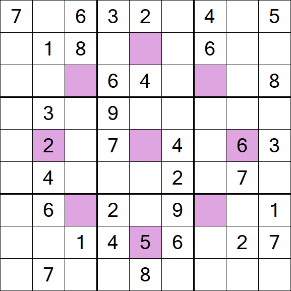 Asterisk Sudoku - Moyen
