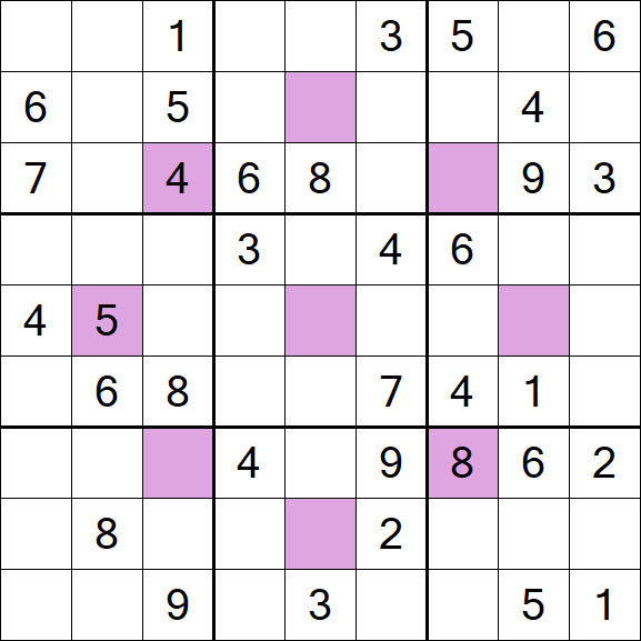 Asterisk Sudoku - Medium