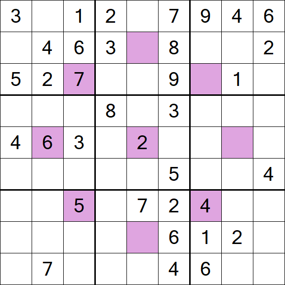 Asterisk Sudoku - Mittel