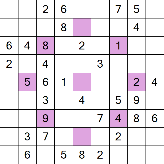 Asterisk Sudoku - Mittel