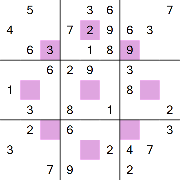 Asterisk Sudoku - Moyen