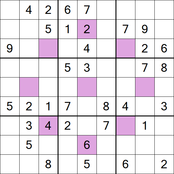Asterisk Sudoku - Moyen