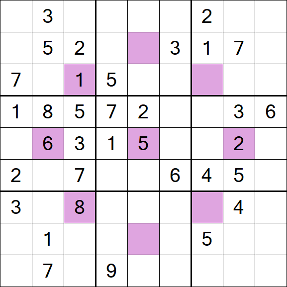 Asterisk Sudoku - Moyen
