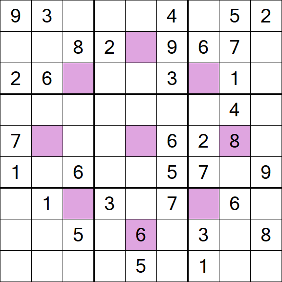 Asterisk Sudoku - Moyen