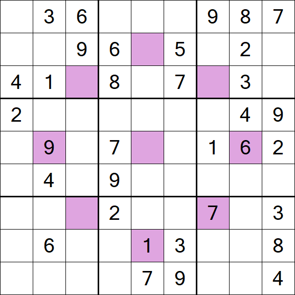 Asterisk Sudoku - Moyen
