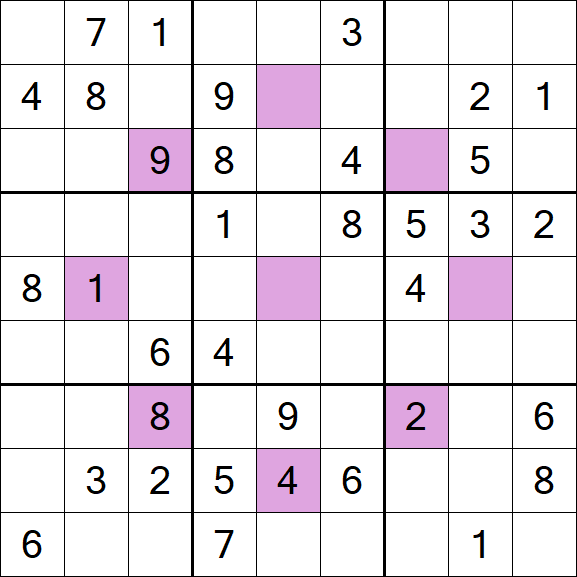 Asterisk Sudoku - Moyen