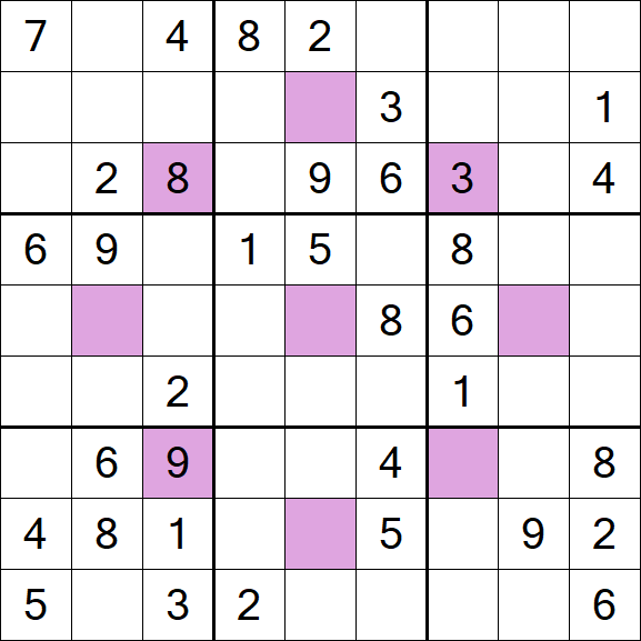 Asterisk Sudoku - Moyen