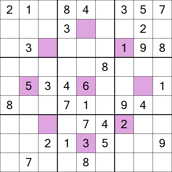 Asterisk Sudoku - Moyen