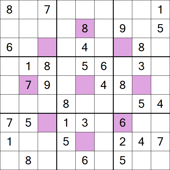 Asterisk Sudoku - Moyen