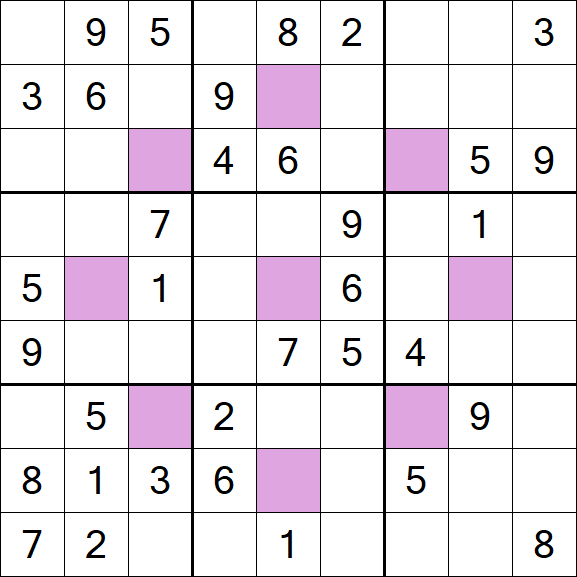 Asterisk Sudoku - Moyen