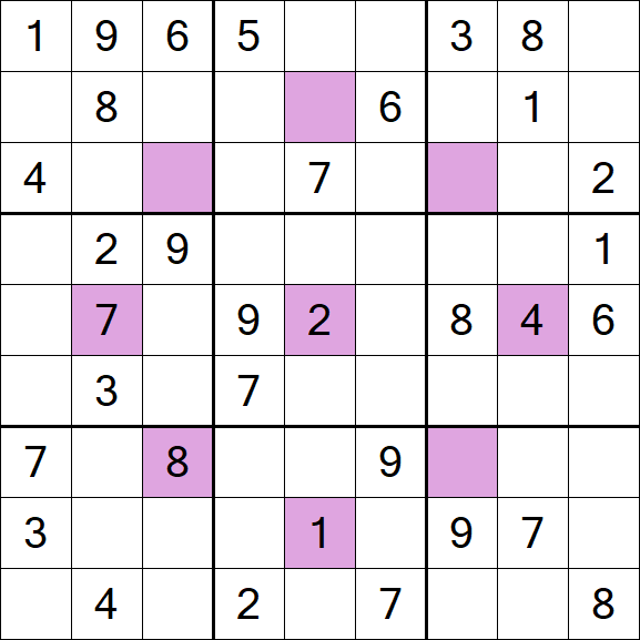 Asterisk Sudoku - Moyen