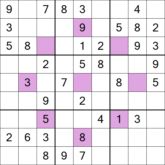 Asterisk Sudoku - Medium