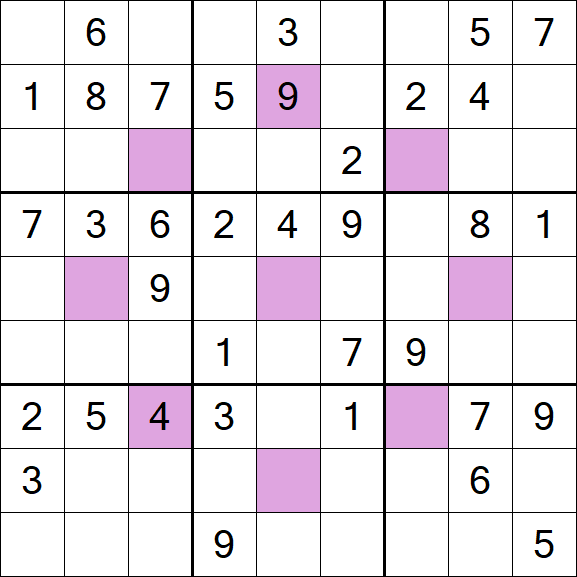 Asterisk Sudoku - Moyen
