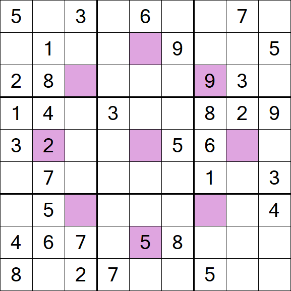 Asterisk Sudoku - Moyen