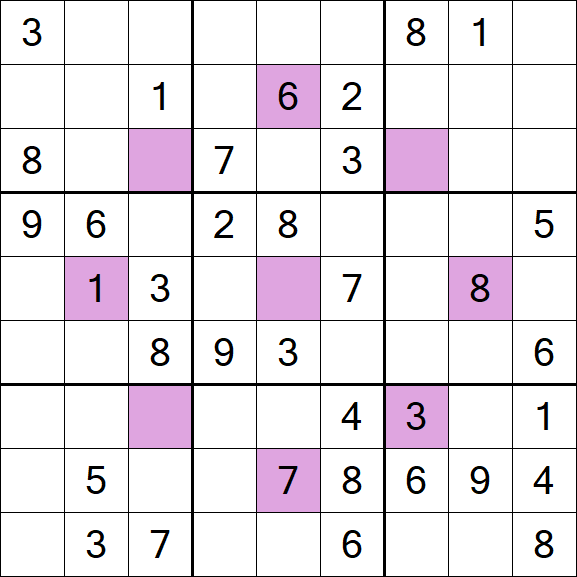 Asterisk Sudoku - Moyen
