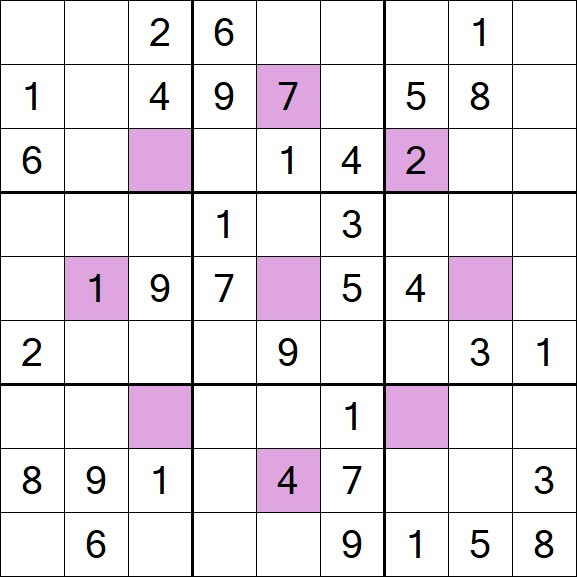 Asterisk Sudoku - Moyen