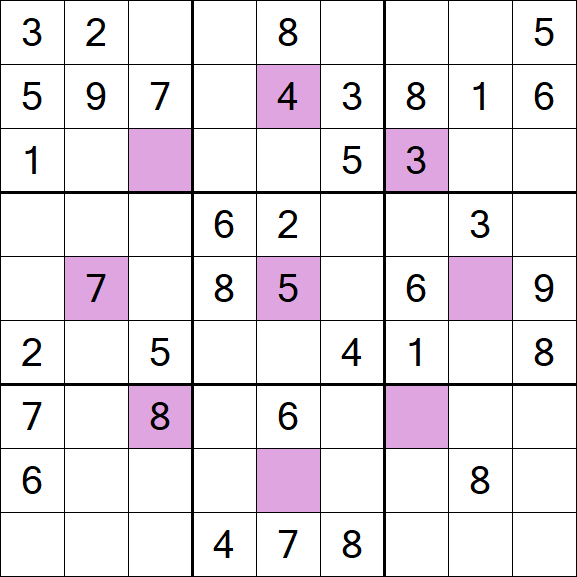 Asterisk Sudoku - Moyen
