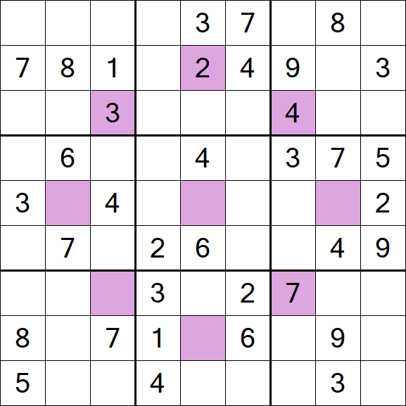 Asterisk Sudoku - Moyen