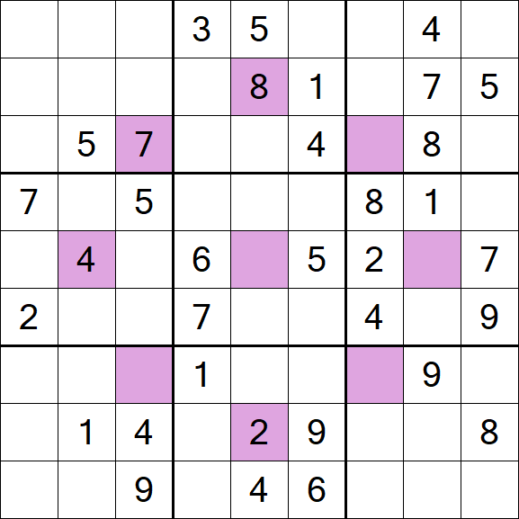 Asterisk Sudoku - Moyen