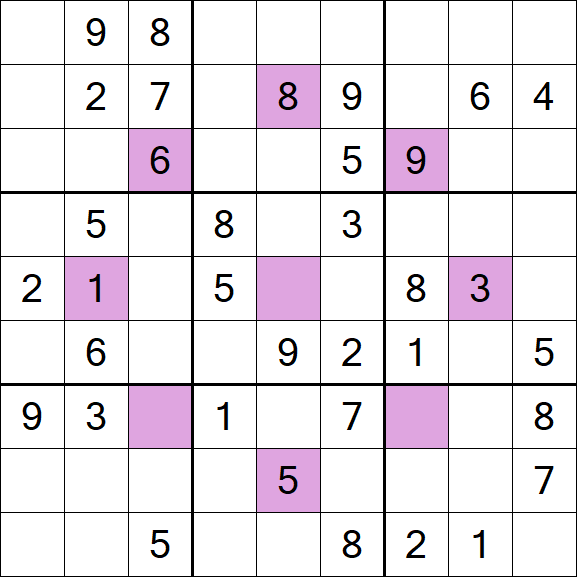 Asterisk Sudoku - Moyen