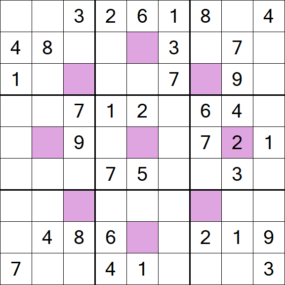 Asterisk Sudoku - Medium