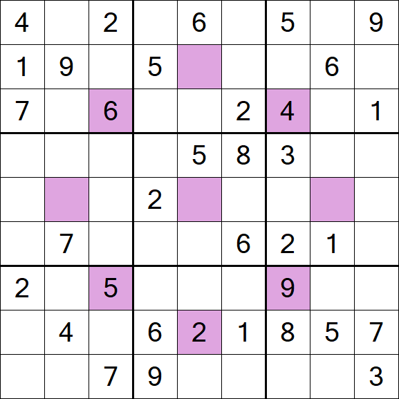 Asterisk Sudoku - Moyen