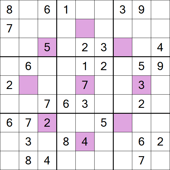 Asterisk Sudoku - Moyen
