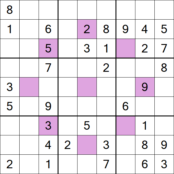 Asterisk Sudoku - Moyen