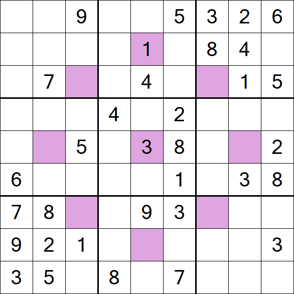Asterisk Sudoku - Moyen
