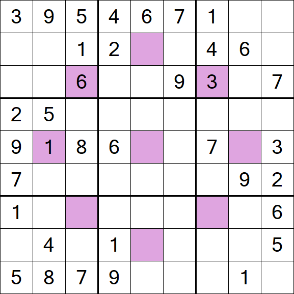 Asterisk Sudoku - Moyen