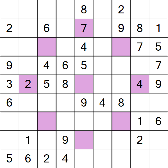 Asterisk Sudoku - Moyen